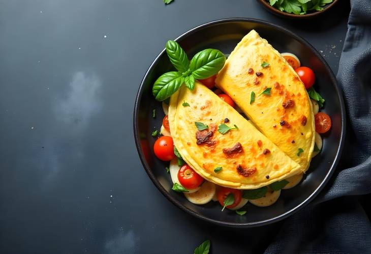 Wholesome Breakfast Stuffed Omelette with Veggies